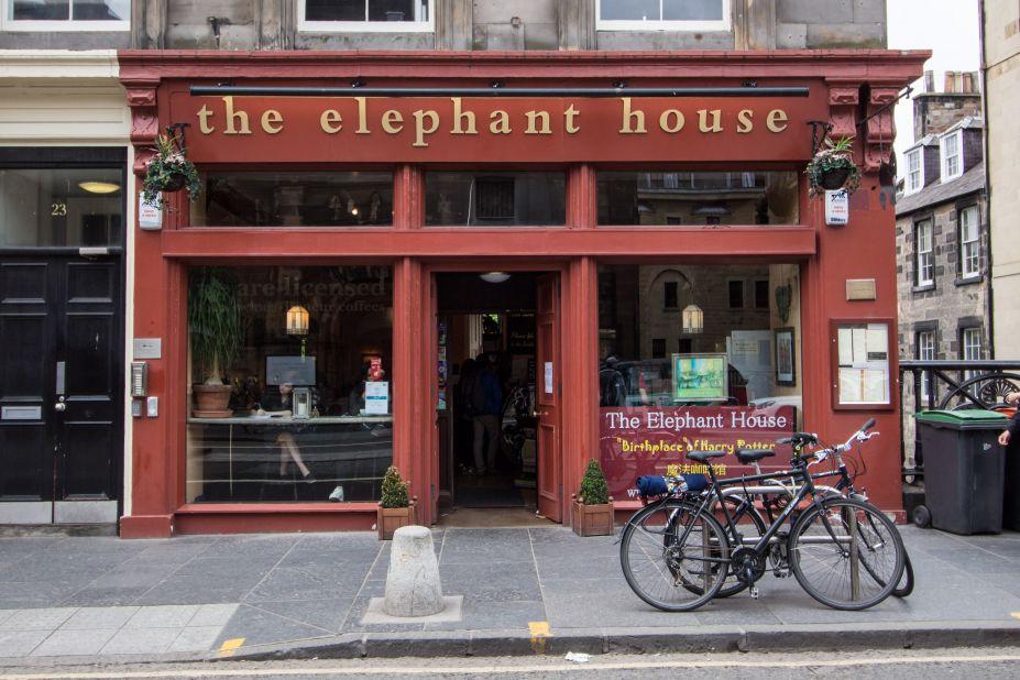 <strong>The Elephant House: </strong>Pilgrimages begin at the Elephant House cafe -- the self-proclaimed 